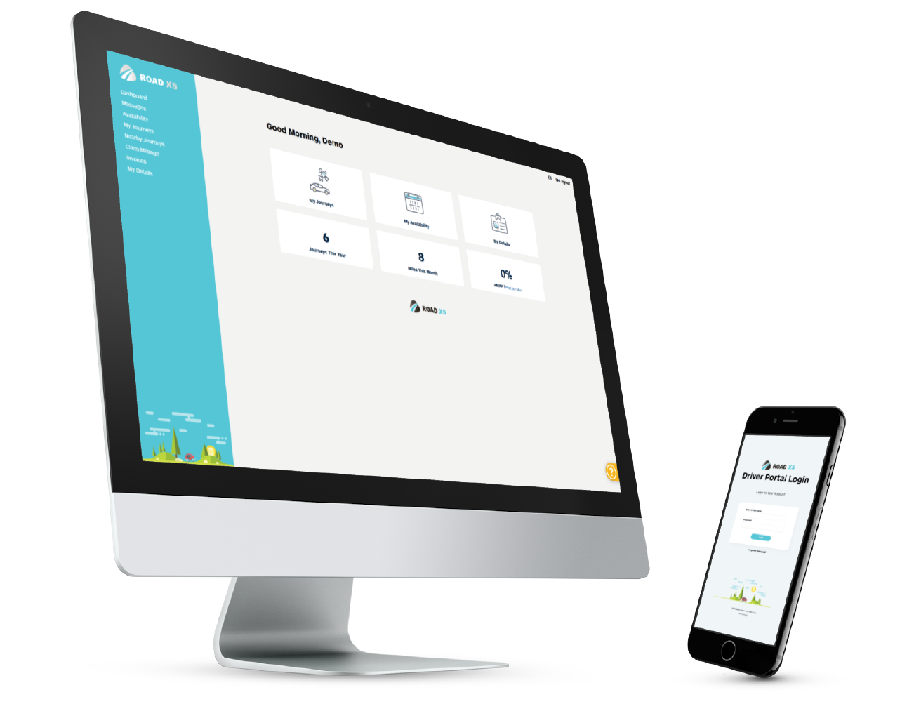 employee transport management software road xs